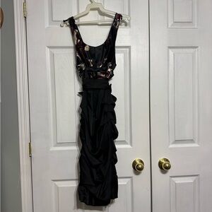 Le Chateau Ruched Evening Dress